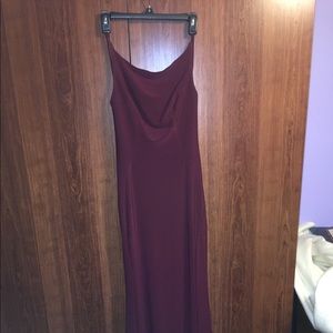 Sorella Vita maroon prom dress
